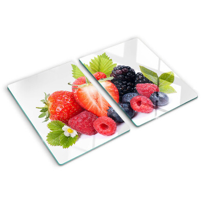 Planche à découper en verre Fruits des bois