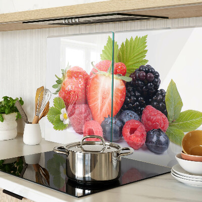 Planche à découper en verre Fruits des bois