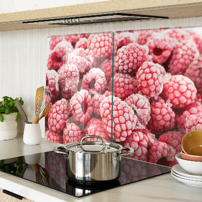 Planche à découper verre Framboises en version fraîche