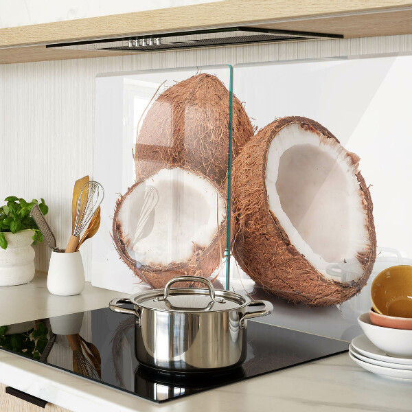 Planche à découper verre Mouches de la noix de coco