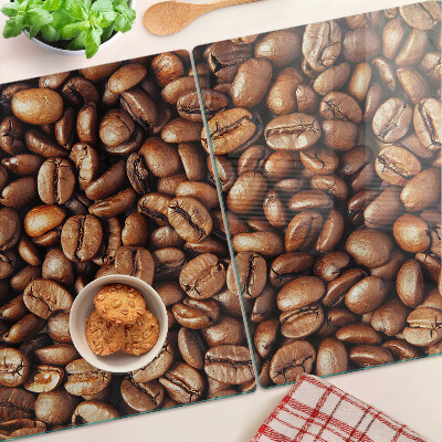 Planche à découper en verre Café en grains