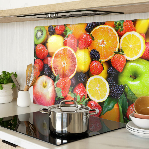 Planche à découper verre Fruits et baies tropicaux