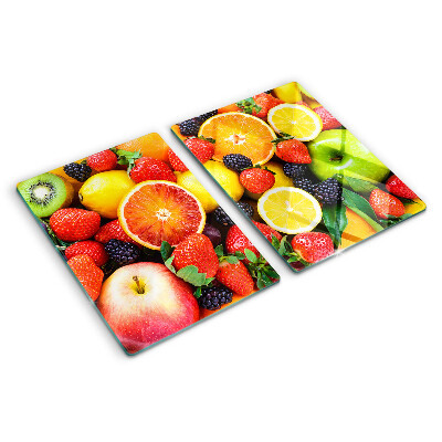 Planche à découper verre Fruits et baies tropicaux