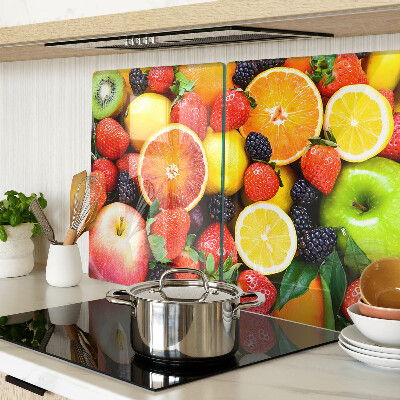 Planche à découper verre Fruits et baies tropicaux