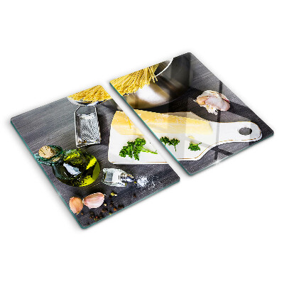 Planche à découper en verre Accessoires et ingrédients de cuisine