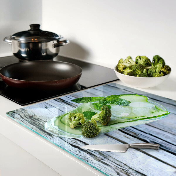 Planche à découper en verre Un cocktail rafraîchissant à la menthe