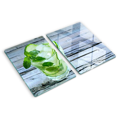 Planche à découper en verre Un cocktail rafraîchissant à la menthe
