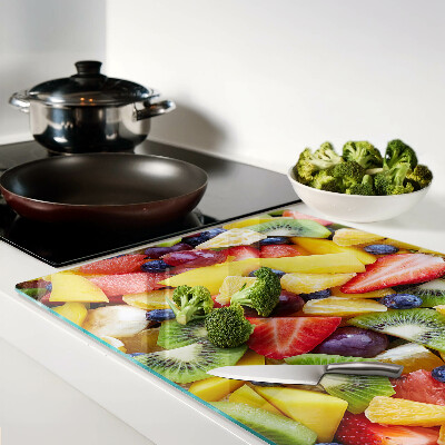 Planche à découper verre Salade de fruits