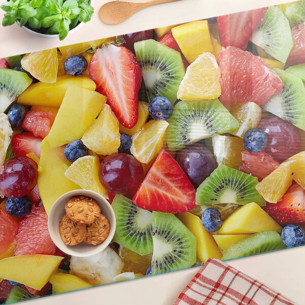 Planche à découper verre Salade de fruits