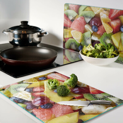 Planche à découper verre Salade de fruits