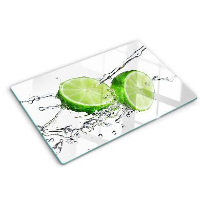 Planche à découper en verre Citrons dans l'eau