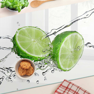 Planche à découper en verre Citrons dans l'eau