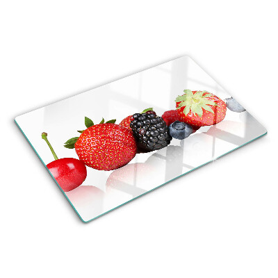 Planche à découper en verre Fruits des bois