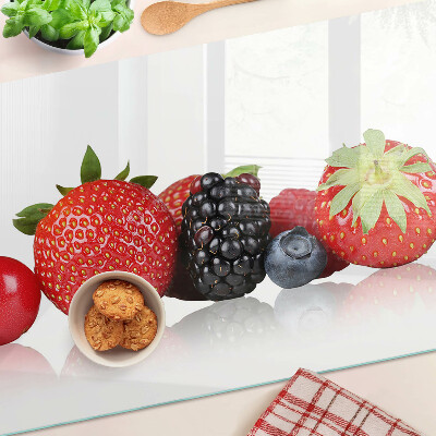 Planche à découper en verre Fruits des bois