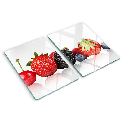 Planche à découper en verre Fruits des bois