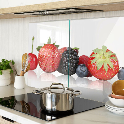 Planche à découper en verre Fruits des bois