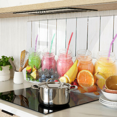 Planche à découper en verre Cocktails de fruits avec ajouts