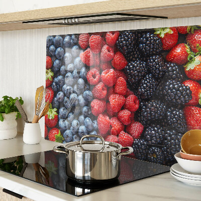 Planche à découper en verre Fruits des bois