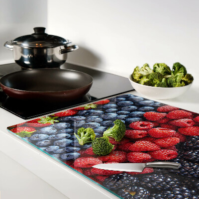 Planche à découper en verre Fruits des bois
