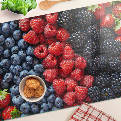 Planche à découper en verre Fruits des bois