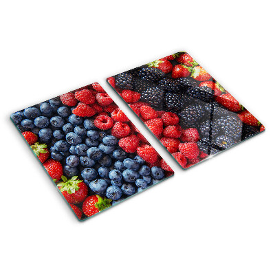 Planche à découper en verre Fruits des bois