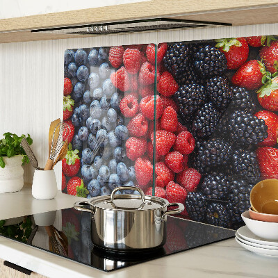 Planche à découper en verre Fruits des bois