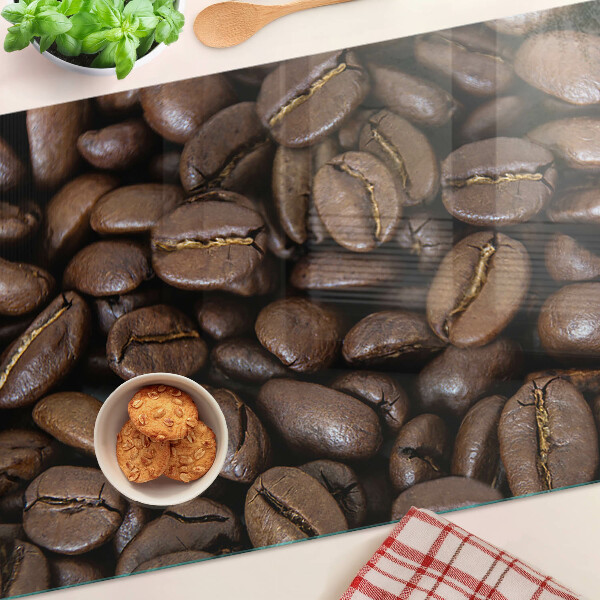 Planche à découper verre Café en grains