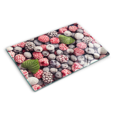 Planche à découper en verre Fruits des bois
