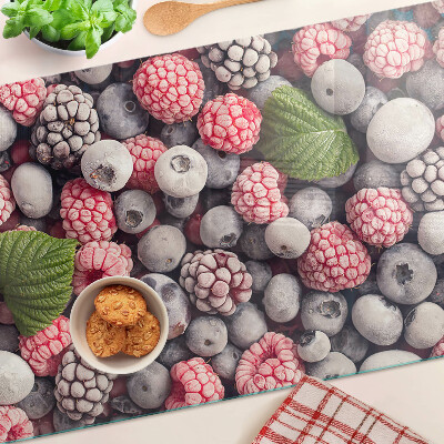 Planche à découper en verre Fruits des bois