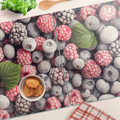 Planche à découper en verre Fruits des bois