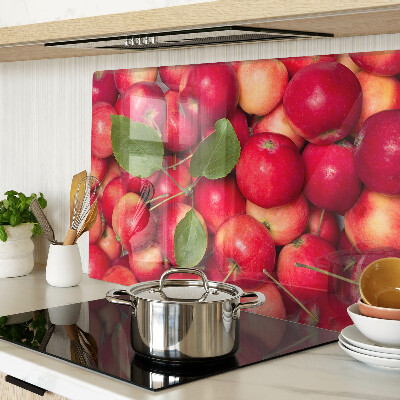 Planche à découper verre Pommes de différentes nuances