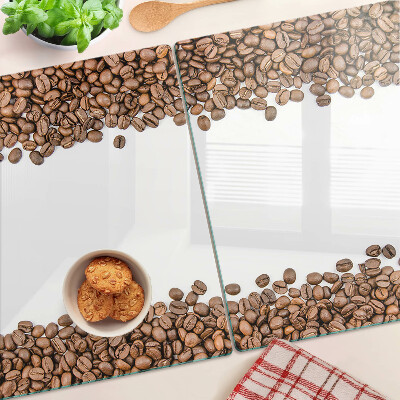 Planche à découper verre Café en grains