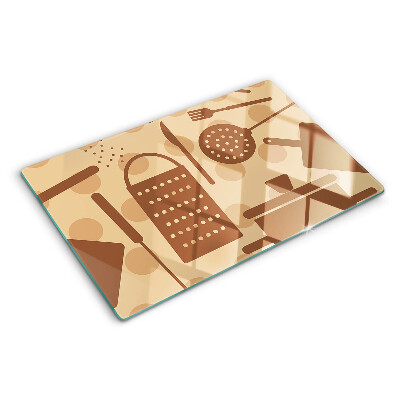 Planche à découper verre Accessoires de cuisine de style rétro