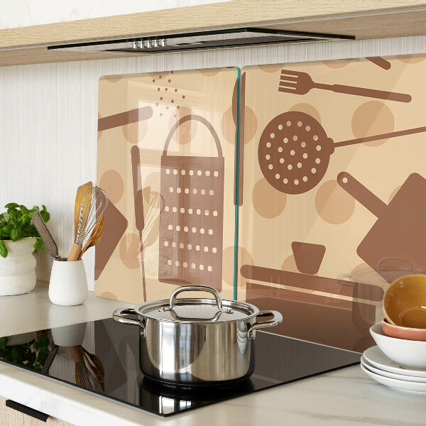 Planche à découper verre Accessoires de cuisine de style rétro