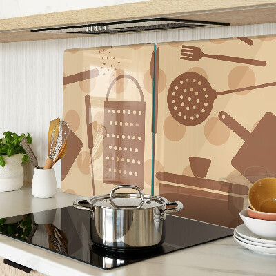 Planche à découper verre Accessoires de cuisine de style rétro