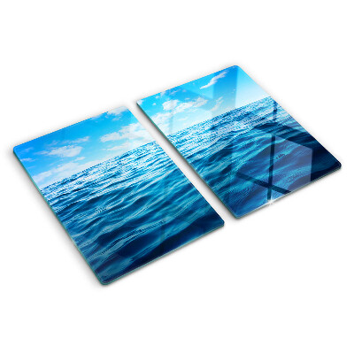 Planche à découper en verre Mer et ciel