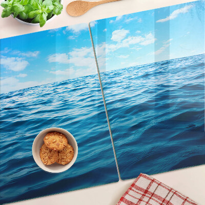Planche à découper en verre Mer et ciel