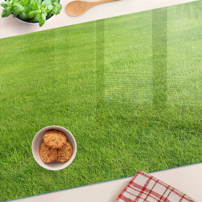 Planche à découper en verre herbe verte