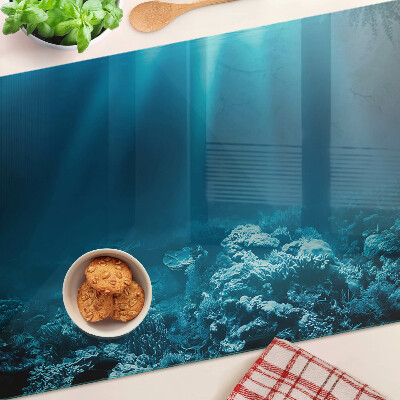 Planche à découper en verre Paysage sous-marin avec un récif corallien
