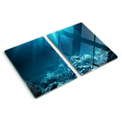 Planche à découper en verre Paysage sous-marin avec un récif corallien
