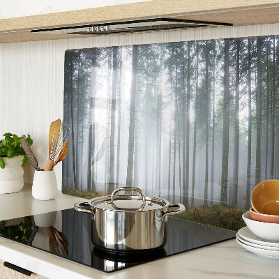 Planche à découper en verre Forêt brumeuse