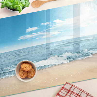 Planche à découper verre Plage et mer