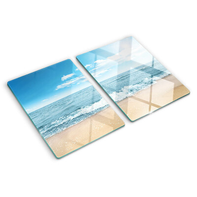 Planche à découper verre Plage et mer