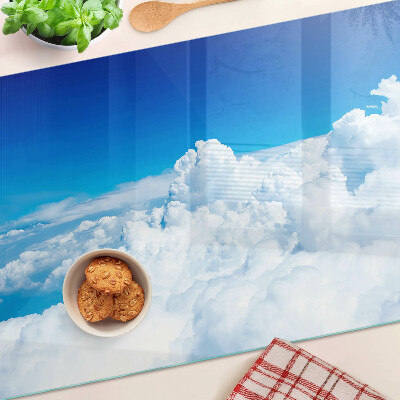 Planche à découper verre Ciel avec des nuages