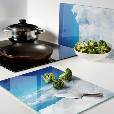 Planche à découper verre Ciel avec des nuages