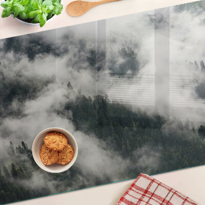 Planche à découper en verre Des montagnes dans les nuages
