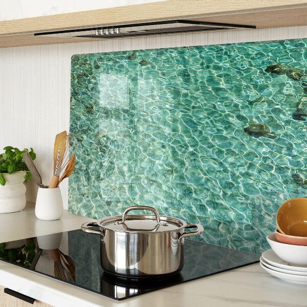 Planche à découper en verre Modèle d'eau de piscine