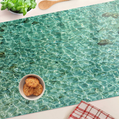 Planche à découper en verre Modèle d'eau de piscine