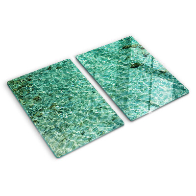 Planche à découper en verre Modèle d'eau de piscine