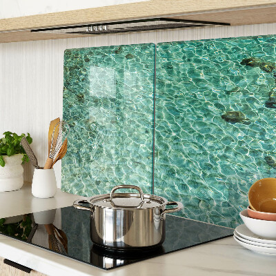 Planche à découper en verre Modèle d'eau de piscine